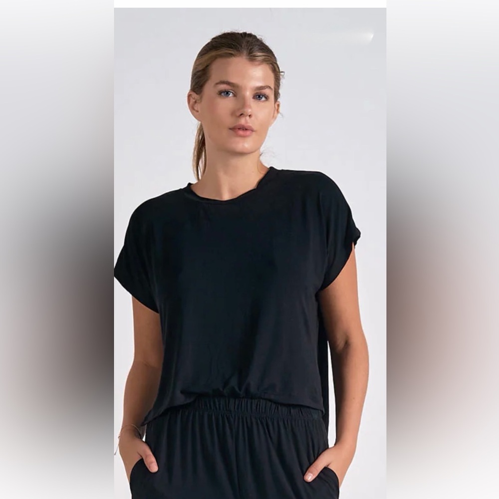 ELAN INTERNATIONAL MISA JUMPSUIT Color Black Sizes S & M - Picture 2 of 8